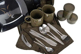 Set de cubiertos Fox Camolite 2 Personas - Tienda Carpfishing