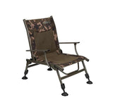 Silla Fox Duralite Recliner con reposabrazos - Tienda Carpfishing