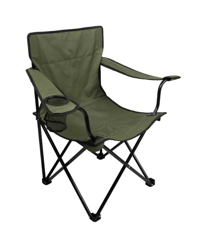 Silla Mikado con Reposabrazos Verde - Tienda Carpfishing