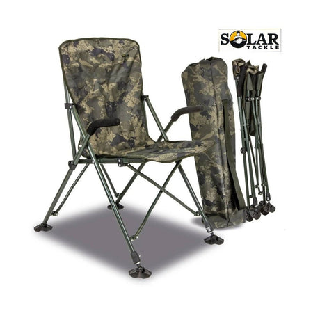 Silla Solar Undercover Camo Foldable Easy - Tienda Carpfishing