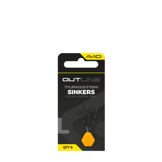 Sinkers Tungsteno Avid Carp Outline L - Tienda Carpfishing