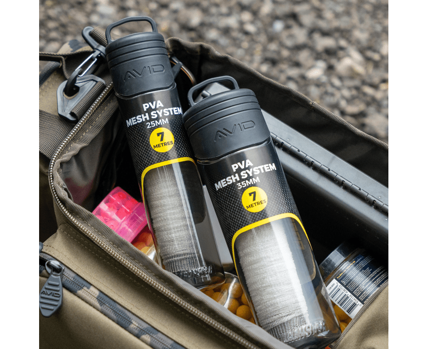 Sistema de malla de PVA Avid Carp 35 mm - Tienda Carpfishing