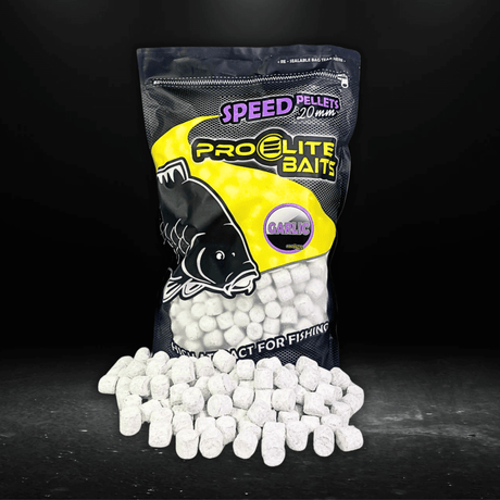 Speed Pellets Pro Elite Baits Garlic 20 mm 4,5 Kg - Tienda Carpfishing