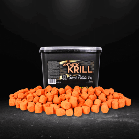 Speed Pellets Pro Elite Baits Gold Antartic Krill 20 mm 5 Kg - Tienda Carpfishing