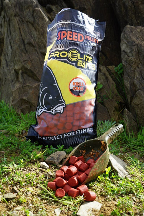 Speed Pellets Pro Elite Baits Krill Crab 20 mm 4,5 Kg - Tienda Carpfishing