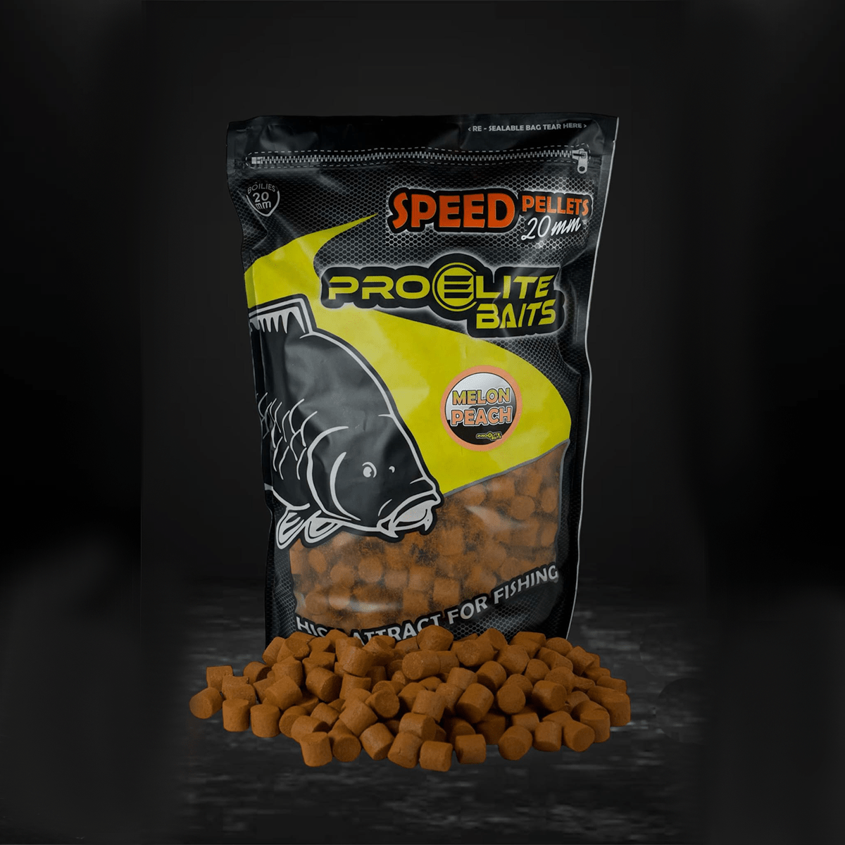 Speed Pellets Pro Elite Baits Melon & Peach 20 mm 4,5 Kg - Tienda Carpfishing