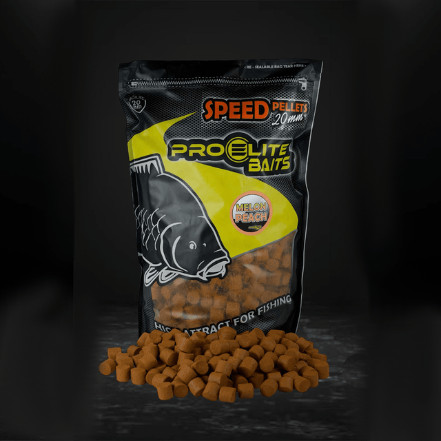 Speed Pellets Pro Elite Baits Melon & Peach 20 mm 4,5 Kg - Tienda Carpfishing