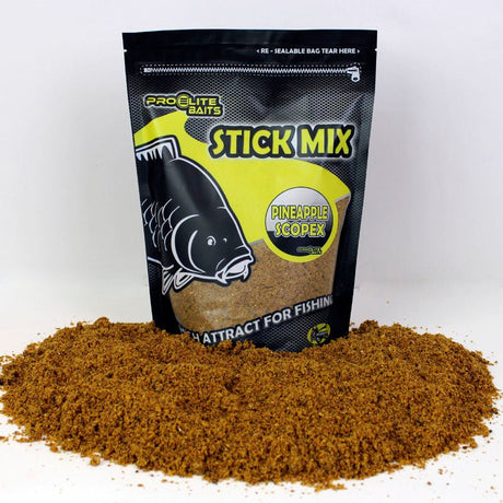 Stick Mix Pro Elite Baits Piña Scopex 800 g - Tienda Carpfishing