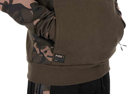 Sudadera Fox 310 Caqui Camo con capucha - Tienda Carpfishing