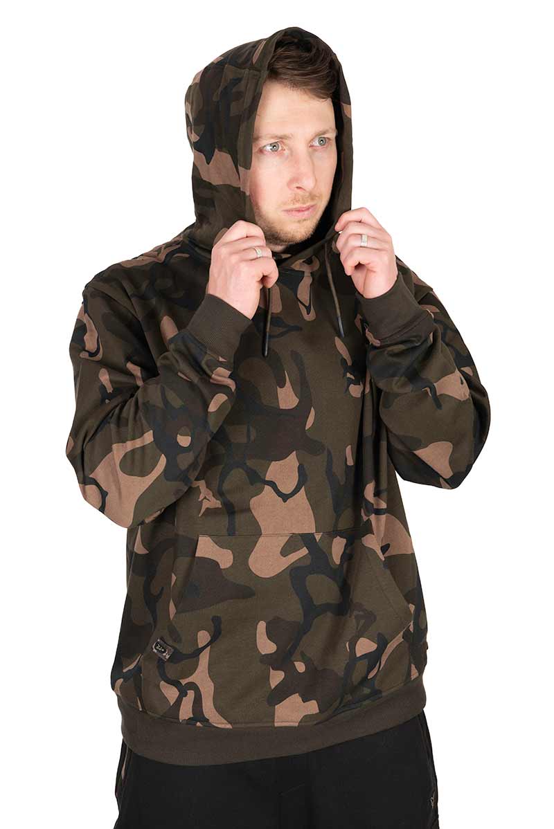 Sudadera Fox LW Camo con capucha - Tienda Carpfishing