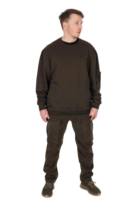 Sudadera Fox LW Caqui - Tienda Carpfishing