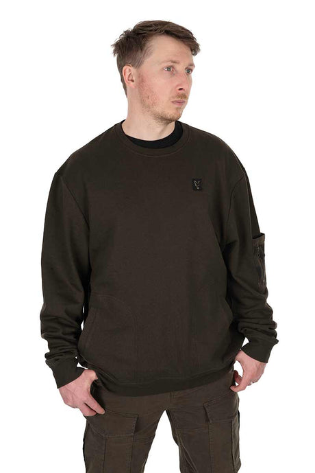 Sudadera Fox LW Caqui - Tienda Carpfishing