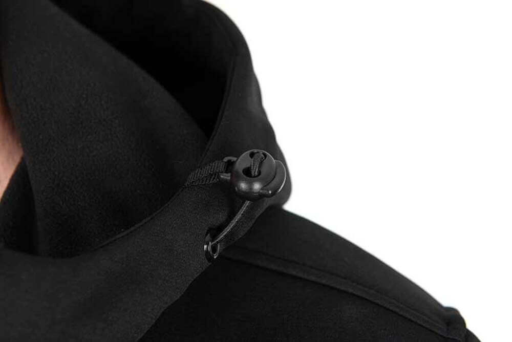 Sudadera Fox Shell Negra/Naranja - Tienda Carpfishing