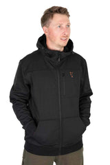 Sudadera Fox Shell Negra/Naranja - Tienda Carpfishing