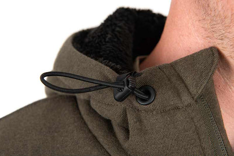 Sudadera Fox Sherpa Verde/Negra - Tienda Carpfishing