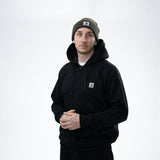 Sudadera Nash Make It Happen con cremallera Negra - Tienda Carpfishing
