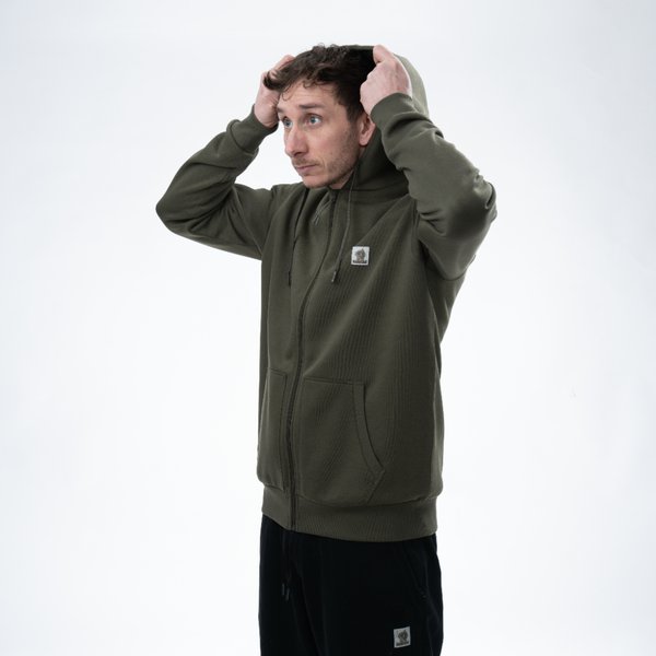 Sudadera Nash Make It Happen con cremallera Verde - Tienda Carpfishing