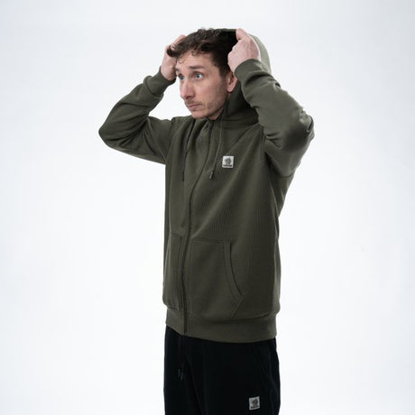 Sudadera Nash Make It Happen con cremallera Verde - Tienda Carpfishing