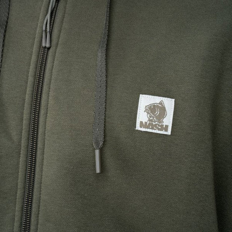 Sudadera Nash Make It Happen con cremallera Verde - Tienda Carpfishing