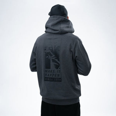 Sudadera Nash Make It Happen Since 1978 Gris Azulado - Tienda Carpfishing