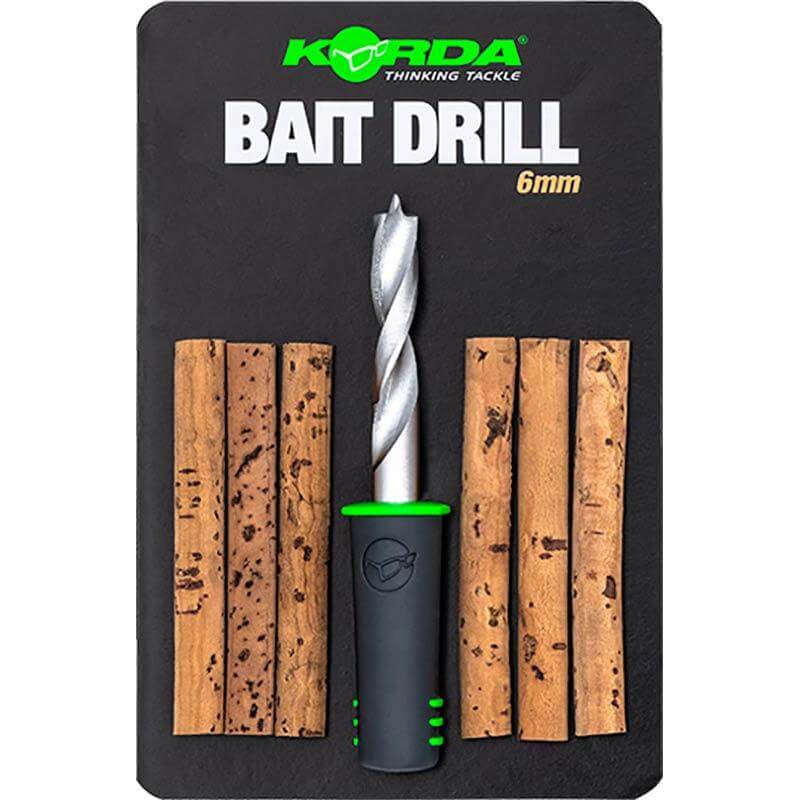 Taladro 6 mm + 6 barras de corcho Korda - Tienda Carpfishing