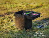 Tapadera organizadora para cubo Zfish 17 litros - Tienda Carpfishing