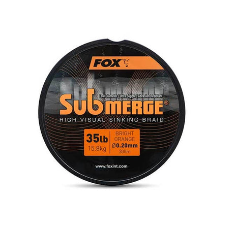 Trenzado Fox Submerge Sinking Naranja 300 m - Tienda Carpfishing