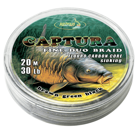 Trenzado Katran Duo Hooklink Captura 30 lb 20 m - Tienda Carpfishing