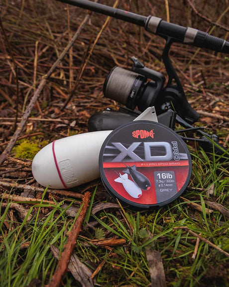 Trenzado Spomb XD Pro Gris 300 m - Tienda Carpfishing