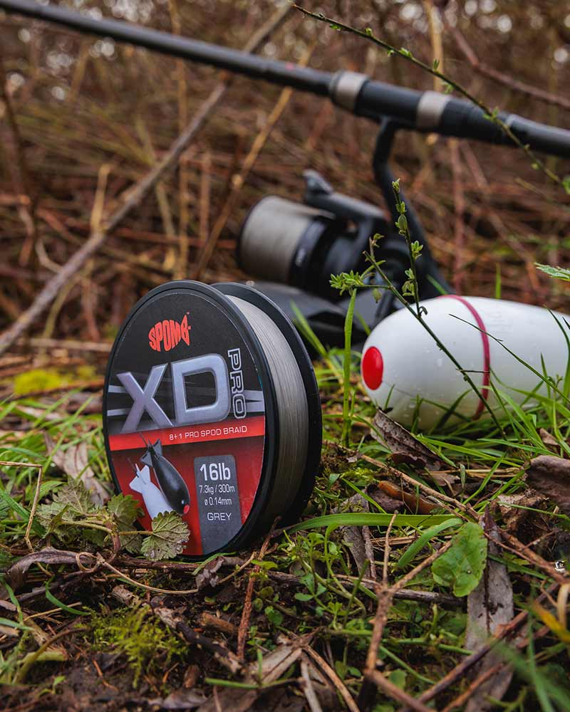 Trenzado Spomb XD Pro Gris 300 m - Tienda Carpfishing