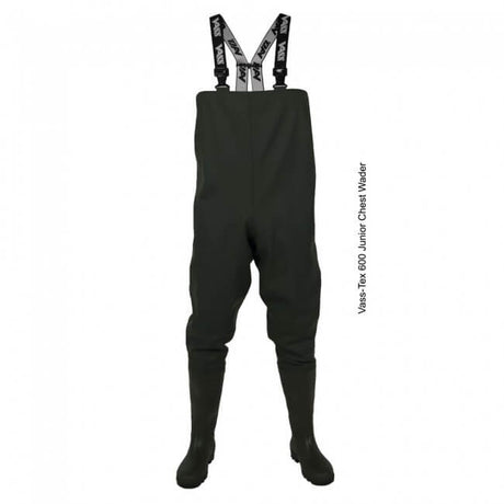 Vadeador Vass Tex 600 - 70J Chest Junior Verde - Tienda Carpfishing