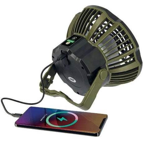 Ventilador NGT Recargable por USB & Powerbank - Tienda Carpfishing