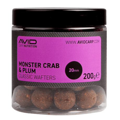 Wafters Avid Carp Monster Crab & Plum 20 mm - Tienda Carpfishing