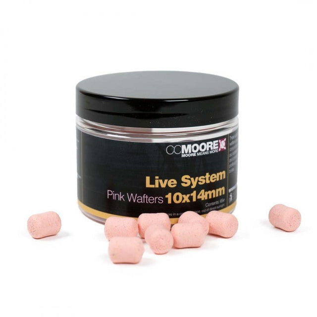 Wafters Dumbells Ccmoore Live System Rosa 10 - 14 mm - Tienda Carpfishing