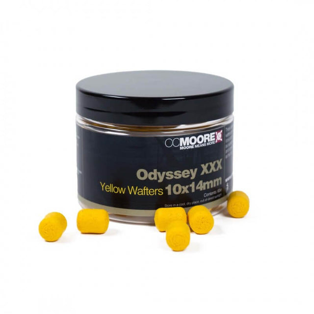 Wafters Dumbells Ccmoore Odyssey XXX Amarillo 10 - 14 mm - Tienda Carpfishing