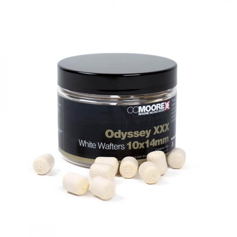 Wafters Dumbells Ccmoore Odyssey XXX Blanco 10 - 14 mm - Tienda Carpfishing