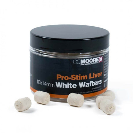 Wafters Dumbells Ccmoore Pro - Stim Liver Blanco 10 - 14 mm - Tienda Carpfishing