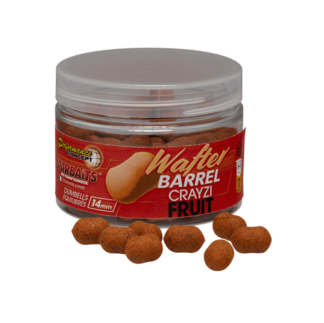 Wafters Dumbells Starbaits Barrel Crayzi Fruit 14 mm - Tienda Carpfishing