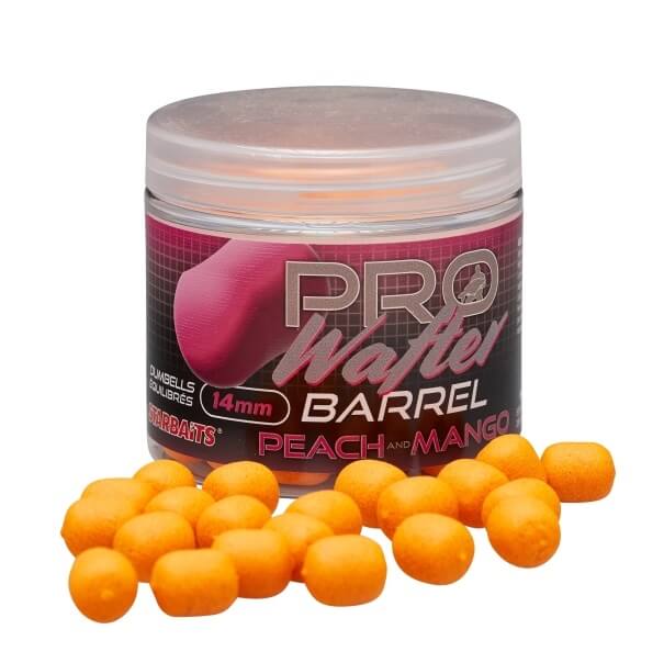 Wafters Dumbells Starbaits Pro Barrel Peach Mango 14 mm - Tienda Carpfishing