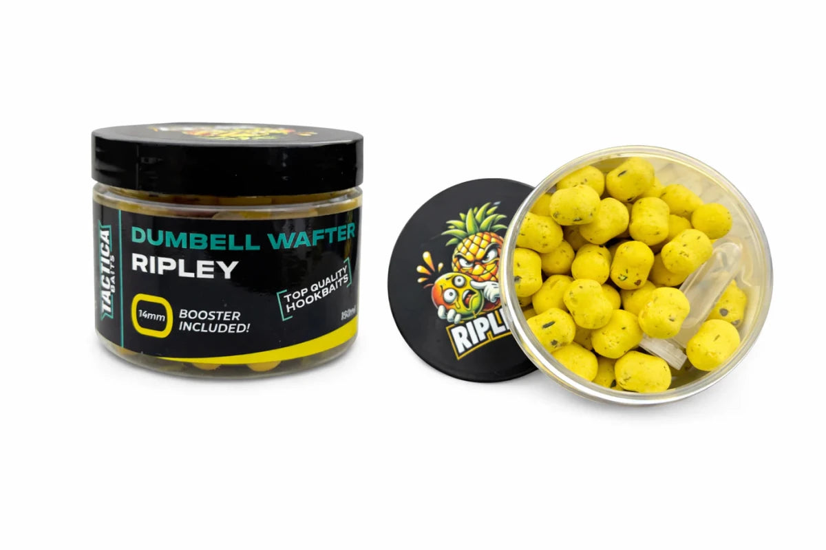 Wafters Dumbells Tactica Baits Ripley Amarillo 14 mm - Tienda Carpfishing