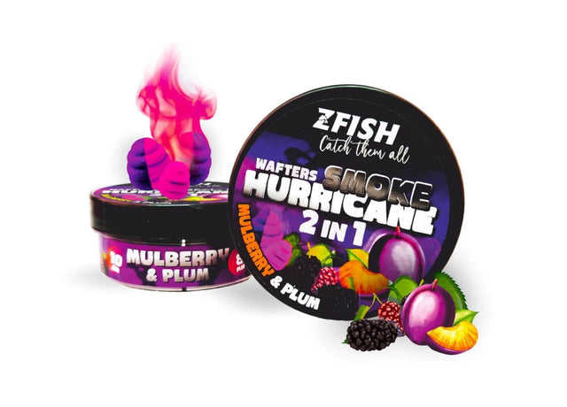 Wafters Zfish Smoke Hurricane 2en1 Mulberry - Plum 8 - 10 mm - Tienda Carpfishing