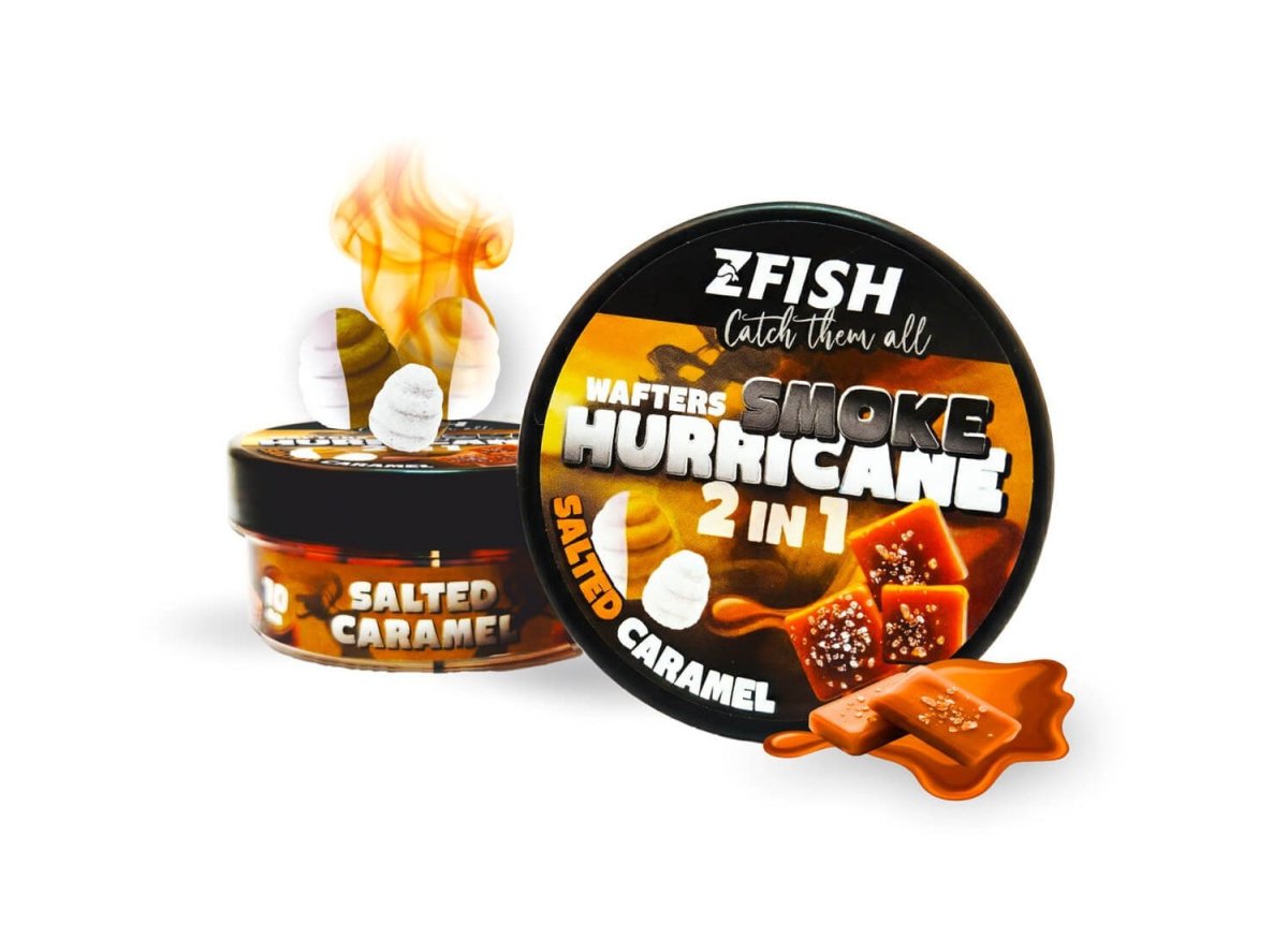 Wafters Zfish Smoke Hurricane 2en1 Salted - Caramel 8 - 10 mm - Tienda Carpfishing
