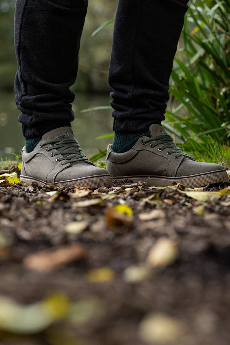 Zapatillas Fox Canvas Caqui - Tienda Carpfishing