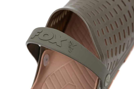 Zapatillas Fox Clogs Khaki - Tienda Carpfishing