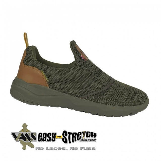 Zapatillas Vass Easy - Strech Verdes - Tienda Carpfishing