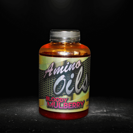 Aceite Amino Pro Elite Baits Gold Bloody Mulberry 300 ml - Tienda Carpfishing