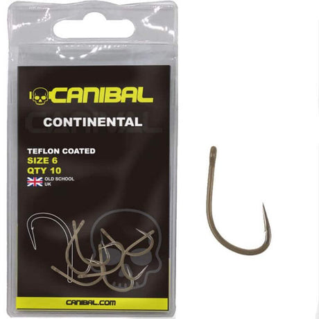 Anzuelos Canibal Continental Camo - Tienda Carpfishing