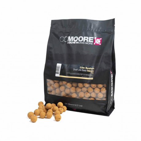 Boilies Ccmoore Live System 15 mm - Tienda Carpfishing