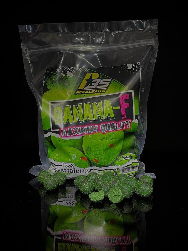 Boilies Peralbaits Banana Fresa 20 mm - Tienda Carpfishing