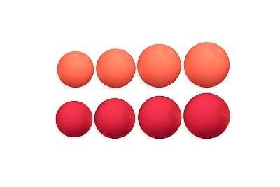 Boilies Pop Ups ESP rojo y naranja - Tienda Carpfishing